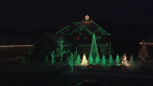 Picture Of Holiday Light Display Installed And Removed By Delaware County Handyman